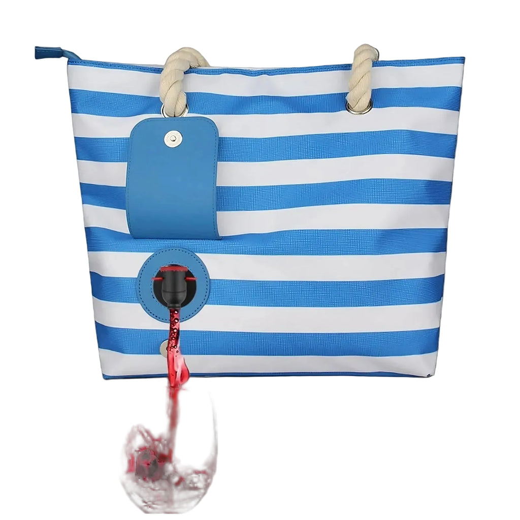 Insulated Tote Bag with Drink Dispenser